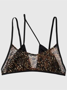BNWT La Senza Animal Print Layered Unlined Bra - Size Medium